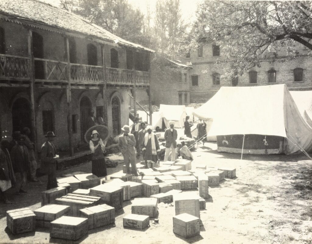 De uitrusting voor de expeditie